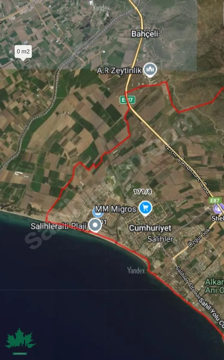 Dikili Salihler'de Villa İmarlı 300 m² Satılık Arsa - küçük resim 26
