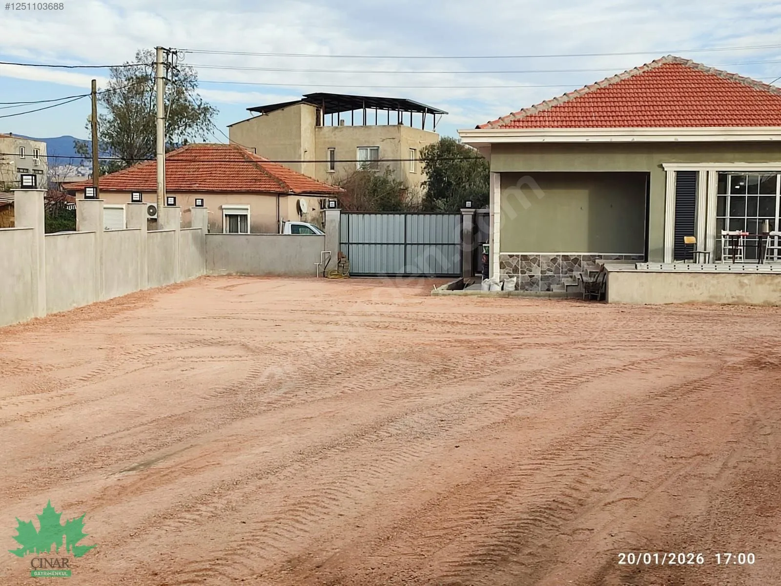 Kaklıç'ta Müstakil Evli, Bahçeli 550 m² Arsa - küçük resim 5