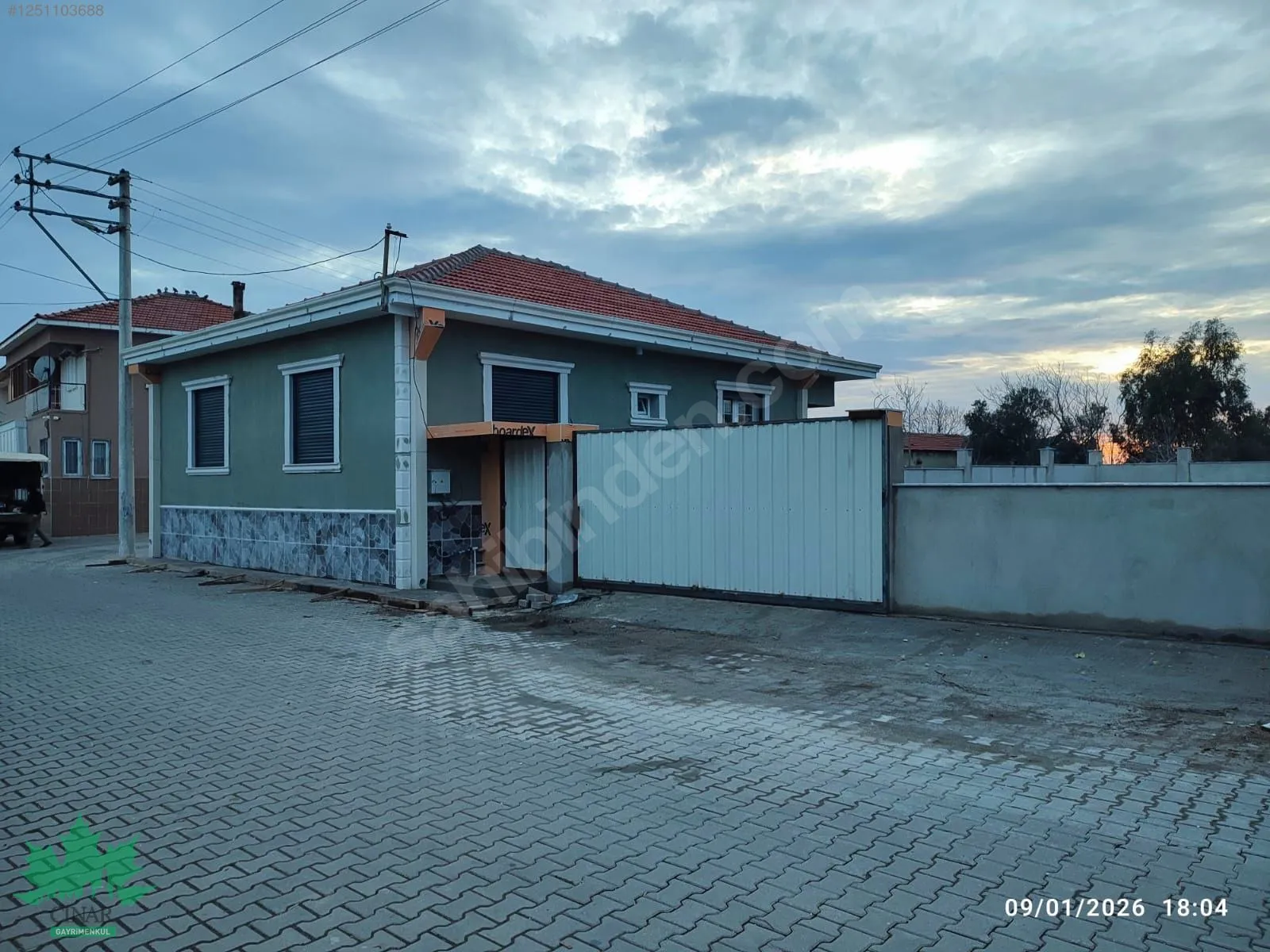 Kaklıç'ta Müstakil Evli, Bahçeli 550 m² Arsa - küçük resim 8
