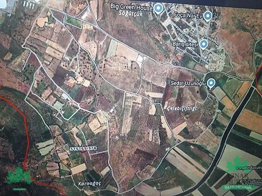 Foça Yenibağarası Mahallesi'nde 385 m² Satılık Arsa - küçük resim 31
