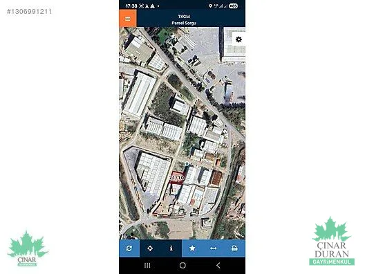 Sasalı'da Sanayi İmarlı 1.009 m² Satılık Arsa - küçük resim 25