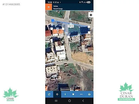 Kaklıç'ta 1.104 m² Satılık Arsa - küçük resim 2