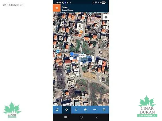 Kaklıç'ta 1.104 m² Satılık Arsa - küçük resim 3