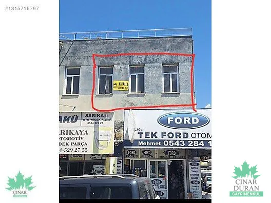Ata Sanayi Sitesi Sosyal Tesisler Binası'nda 1. Katta Kiralık İşyeri — Küçük Çiğli Mh., Çiğli